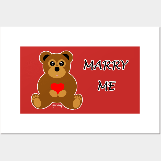 Marry me! Wall Art by telberry